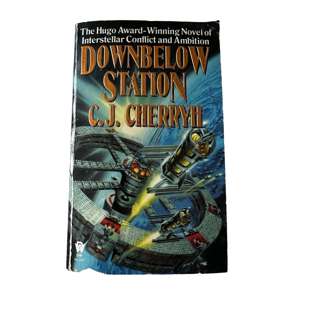 Downbelow Station by C J Cherryh PB 1981 Sci-Fi Adventure 1st Printing Vintage